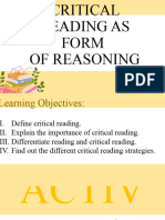 Critical Reading As Form