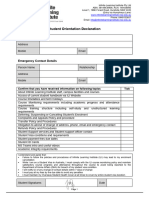 Student Orientation Declaration V2.0