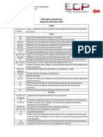 Calendario Académico Segundo Semestre 2023 Aprobado El 6 de Julio 2023