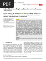 Rational Decision Making in Medicine