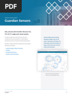 Nozomi Networks Guardian Specifications Sheet