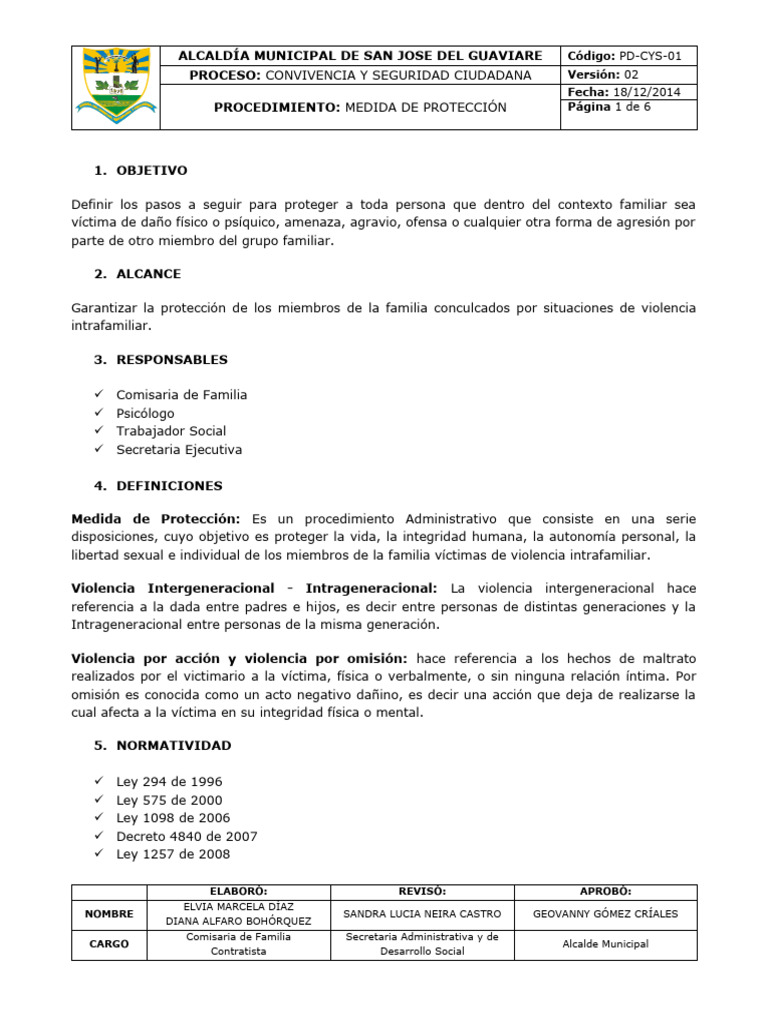 6448 pdcys01 medida de proteccion pdf violencia violencia dom stica