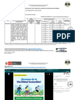 SEMANA DE LA MOVILIDAD SOSTENIBLE - Ficha de Reporte