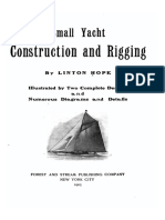 Linton Hope - 1903 - Small Yacht - Construction and Rigging
