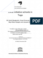Local Initiative Schools in Togo