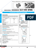 Moteur Essence 2.0 16V (F4R) : Caractéristiques Caractéristiques