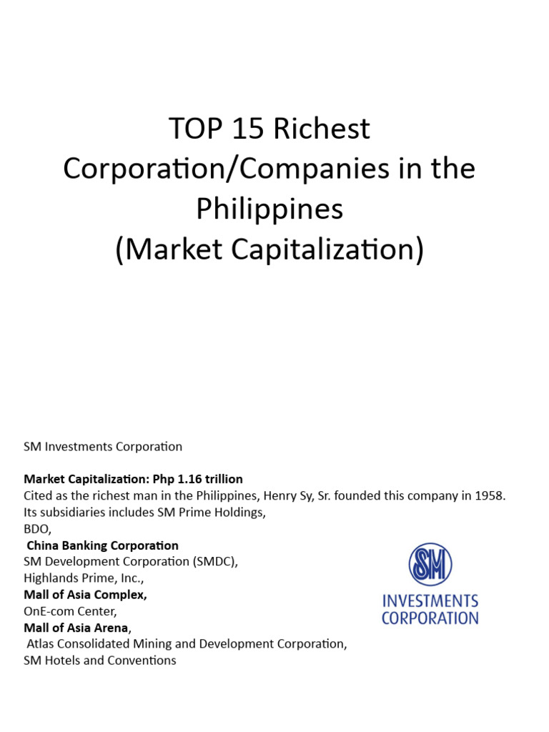 TOP Richest Companies Corporation PDF Franchising Companies