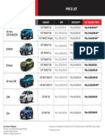 GAC 2023 Price List