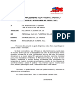 Informe Rol de Turnos 2