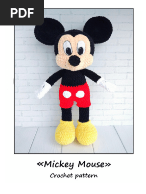 Mickey Mouse. Chenill