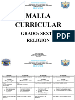 Malla Curricular 2023 Religion 7timo