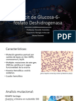 Déficit G-6-P Deshidrogenasa