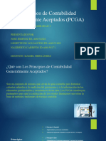 Principios de Contabilidad Generalmente Aceptados (PCGA) DIAPOSITIVA GRUPO 6 CONTABILIDAD I