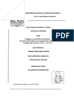 Tesis. El Pensamiento Clásico y La Configuración de La Ideal