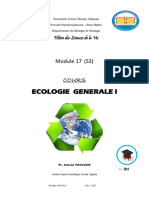 Ecologie 1