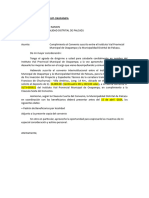 Convenio para Elaboracion de Convenio