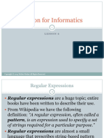 06 - Regular Expressions and Network Programming