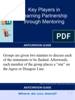 Key Players in Learning Partnerships