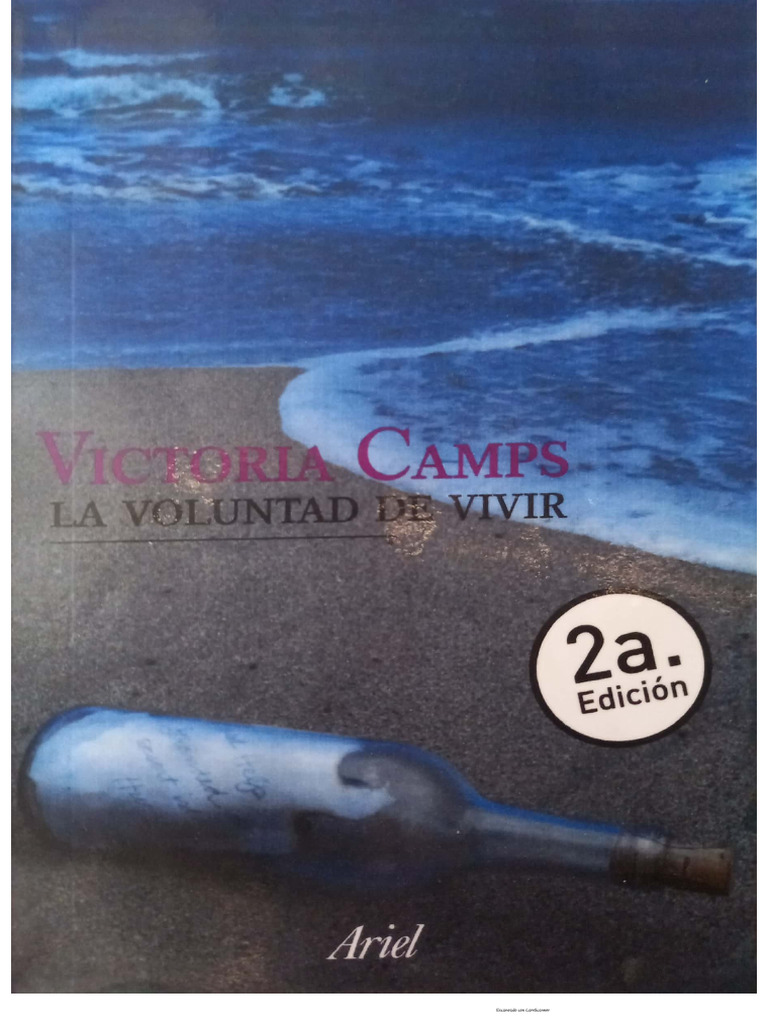 Libro Victoria Camps La Voluntad De Vivir 125050 Pdf