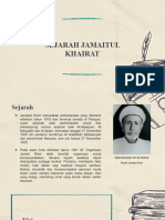 Sejarah Jamiatul Khair