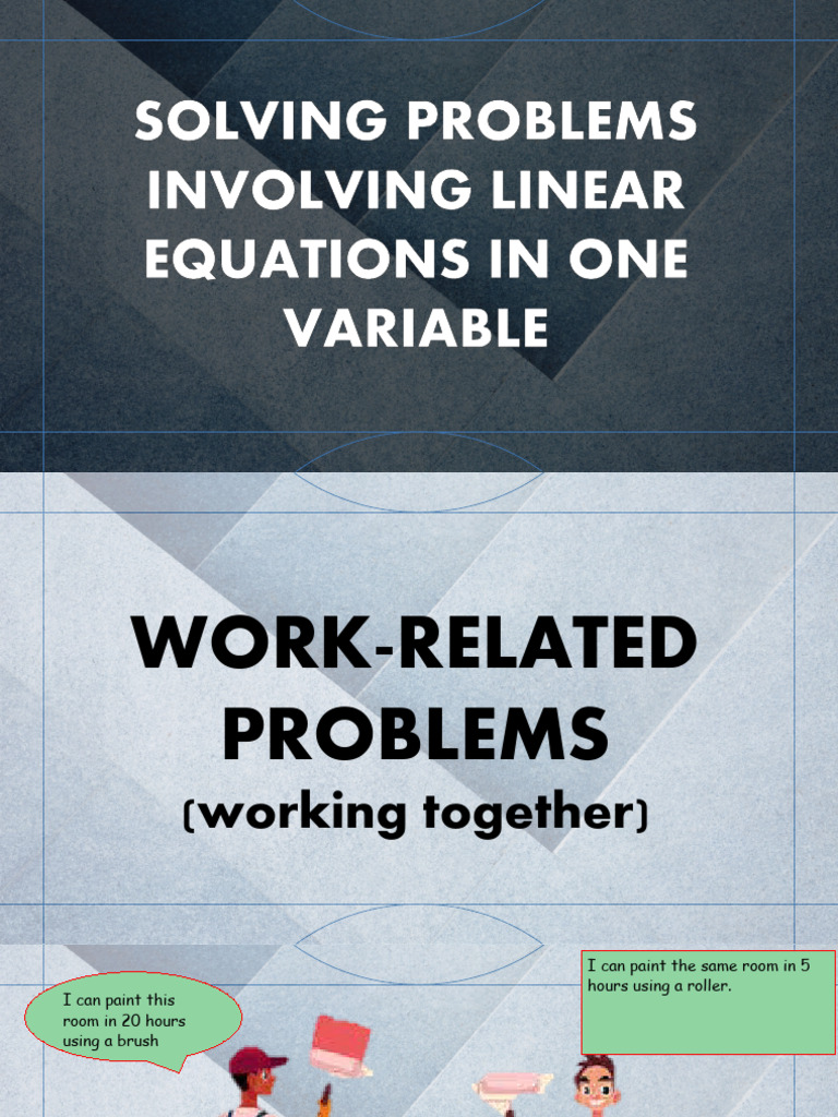 Work Related Problem | PDF | Applied Mathematics | Mathematical Objects