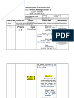 3rd Weekly Home Plan English4 Hasel