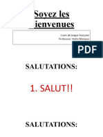 Salutation Se Présenter