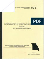 Determination of Aashto Layer Coefficients