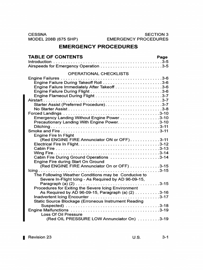 Emergency | PDF | Flap (Aeronautics) | Turbine Engine Failure