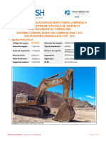 20230817-EX-E0003-CALIBRACION, REGULACION DE INYECTORES, LIMPIEZA Y MANTENIMIENTO DE VALVULA DE VENTEO DEL SCL - Sistema Centralizado de Lubricación