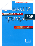 Communication Progressive Du Francais Débutant