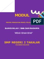 Modul Projek - MODUL PROYEK SMP FASE D - BANGUNLAH JIWA DAN RAGANYA - Fase D