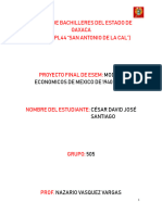 Modelos Económicos de México de 1940 Al 2000