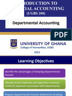 WK 1 Departmental Accounts