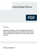 The Interaction Design Process