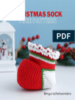 Mycrochetwonders Christmas Sock