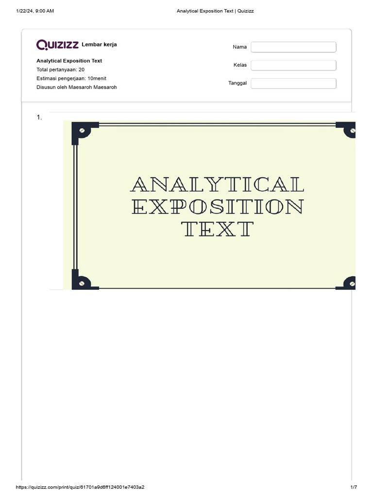 analytical-exposition-text-quizizz-pdf-argument-cognition