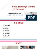 Thở Máy Không Xâm Nhập Cho Bn Đợt Cap Copd