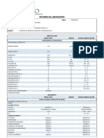 Inform E de Laboratorio: Fecha Sexo Nombre Edad Empresa Puesto