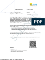 Surat PLN Pusat Laporan IDD 2020