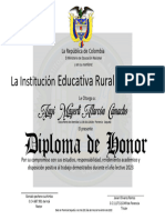 Diplima de Honor 2023