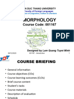 Morphology - Intro