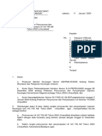 Surat B Dirkuad Nomor 43 2024 TTG Pedoman Penyusunan Penyampaian LK Uo Tni Ad Tahun 2023