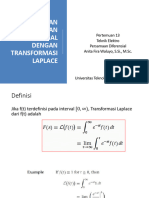 P13 Transformasi Laplace