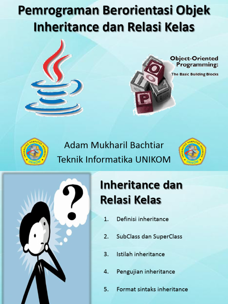 Inheritance dan Relasi Kelas PBO | PDF | Inheritance (Object Oriented ...