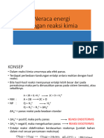 Neraca Energi Dengan Reaksi Kimia Rev