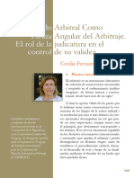 FRESNEDO - El Acuerdo Arbitral Como Piedra Angular Del Arbitraje. El Rol de La Judicatura en El Control de Su Validez