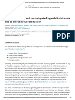 Gilbert Syndrome and Unconjugated Hyperbilirubinemia Due To Bilirubin Overproduction - UpToDate