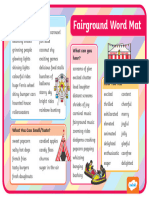 Funfair Sensory Word Mat