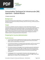 Administering IM Vaccines to Adults | PDF | Injection (Medicine ...